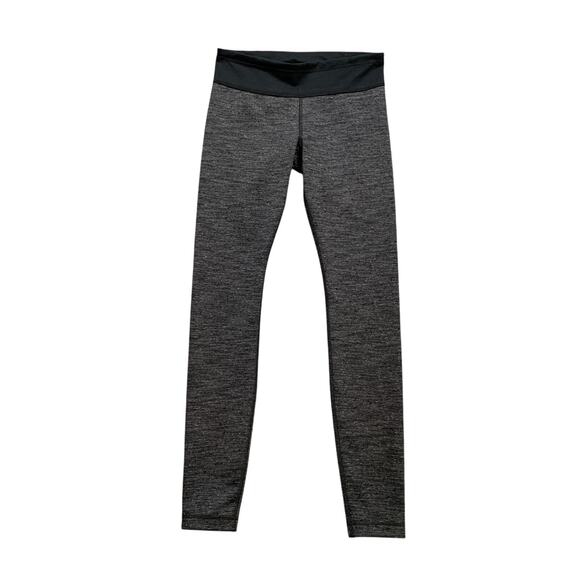 Under Armour Pants - Under Armour Leggings Womens S Small Grey Black Fitted All Season Gear Stretch